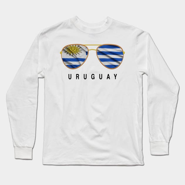 Uruguay Sunglasses Long Sleeve T-Shirt by JayD World